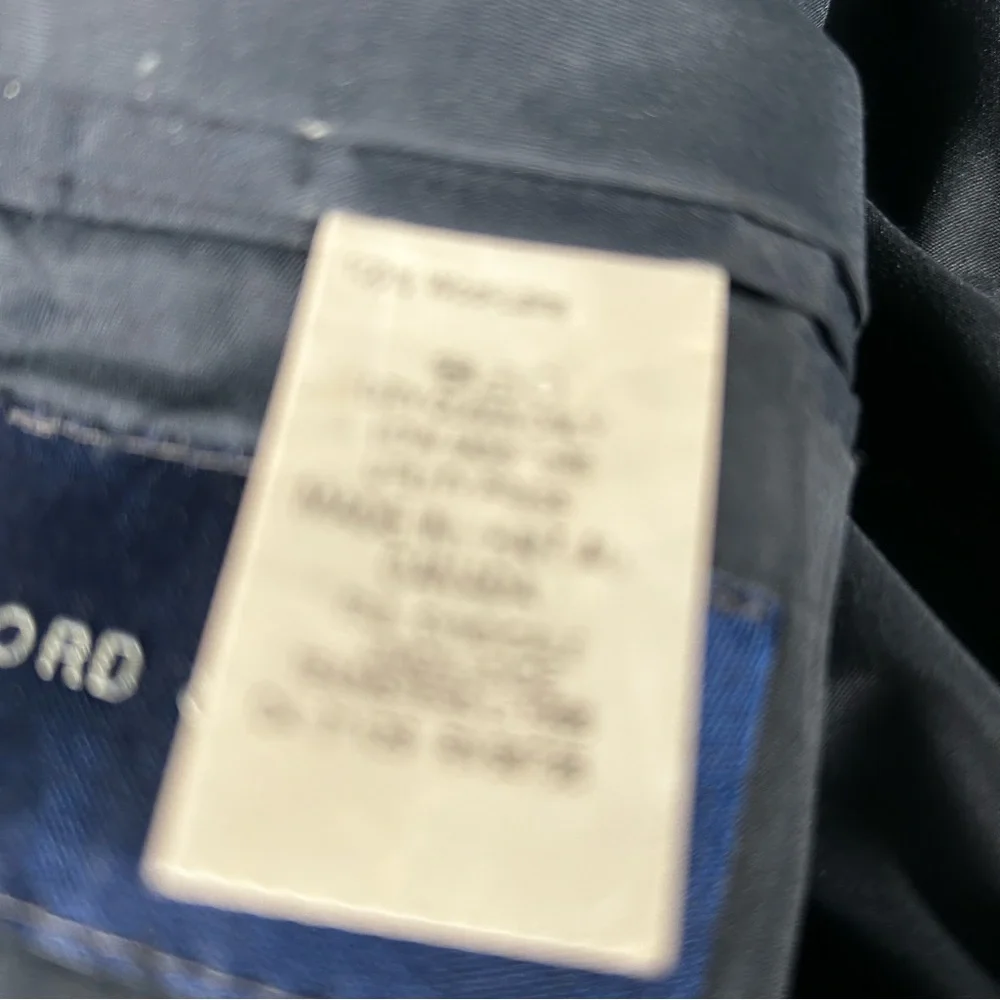 Lauren‎ Ralph Lauren Blazer Sport Coat Men 43R Navy Blue Gold Buttons 100% Wool